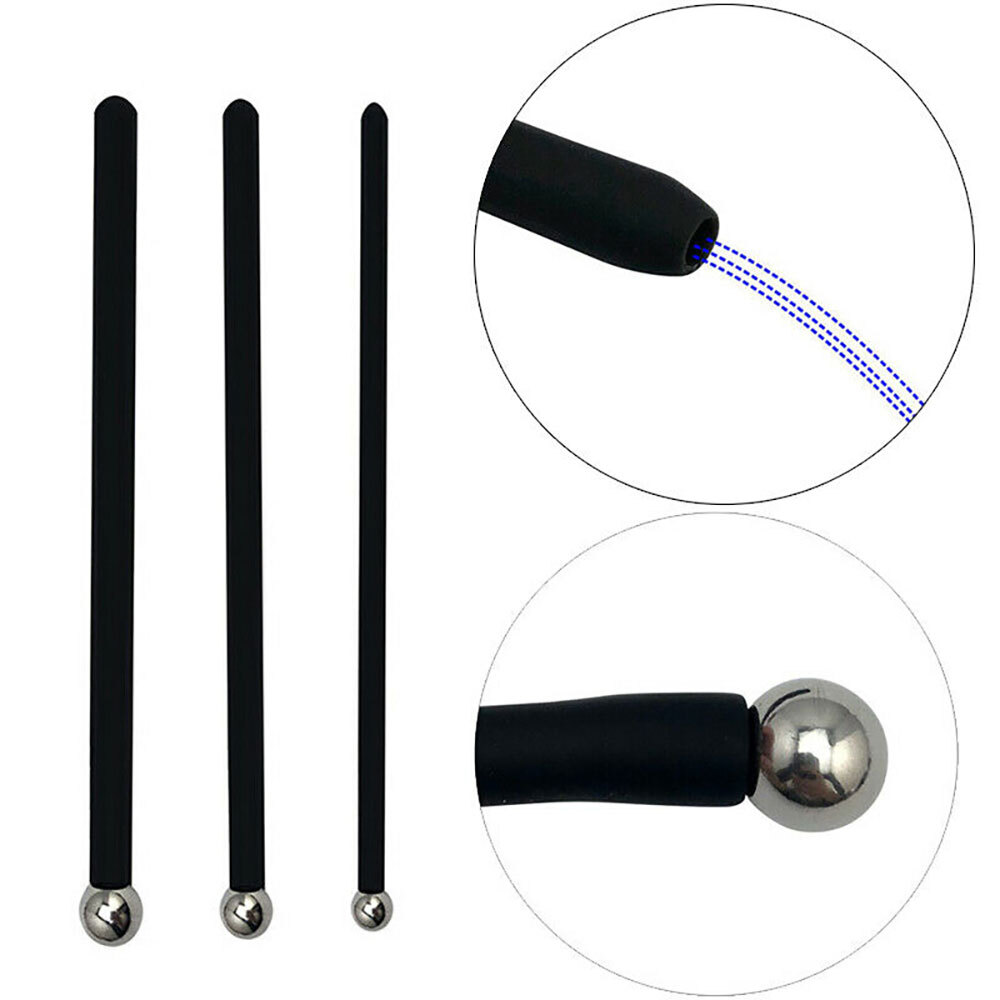 Male Stretching Penis Plug Dilator Silicone Sound Plug US Stock  ##