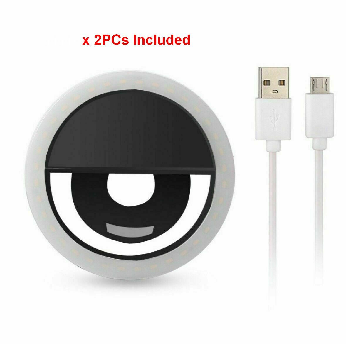 10-Pack LED Selfie Ring Light - Cellphone/Tablet/Laptop/PC/iPhone/Android