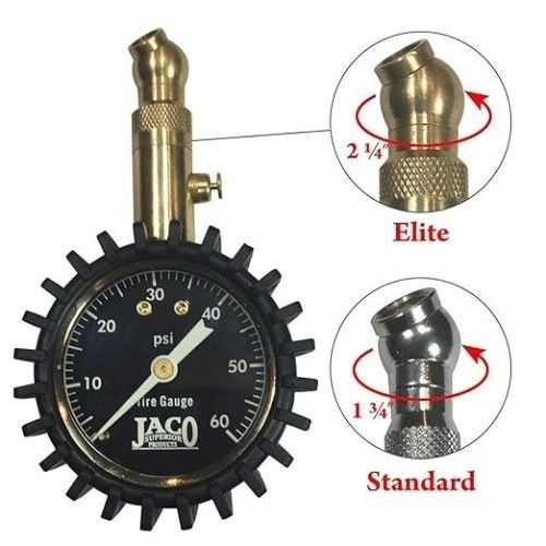 Elite Tire Pressure Gauge - 60 PSI
