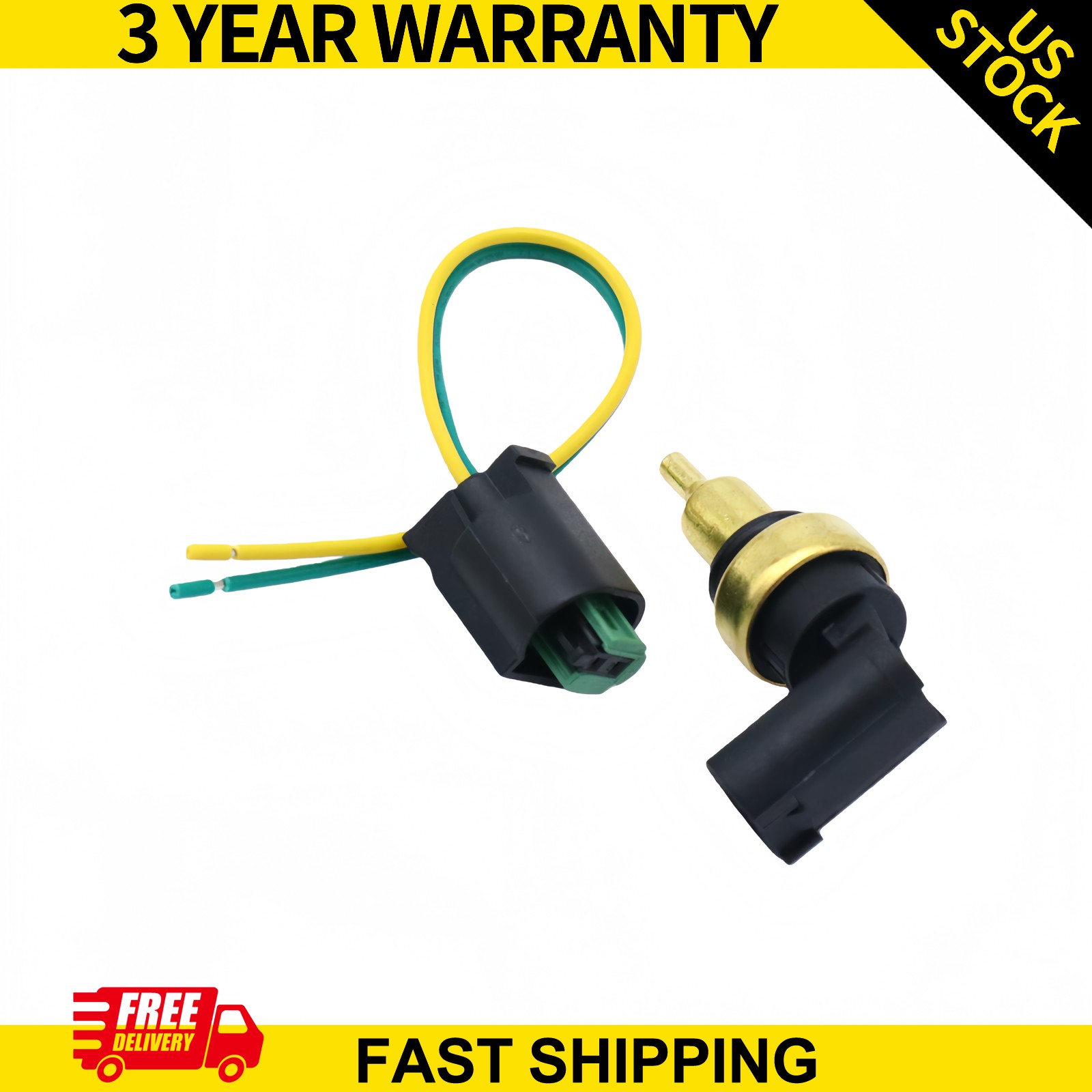 0005425118 Coolant Temp Sensor w/ Plug Pigtail For Mercedes C230 E350 New