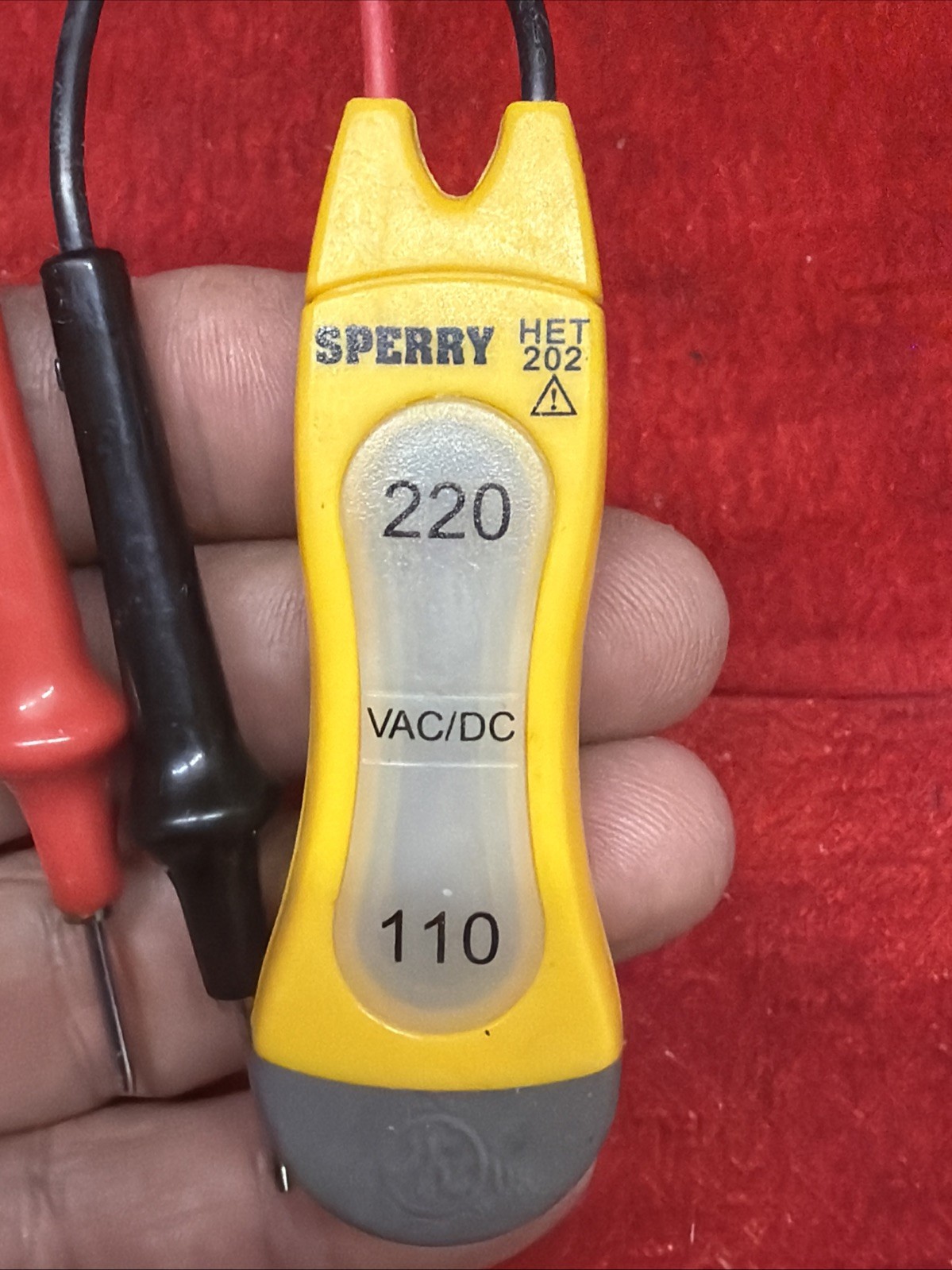 SPERRY ELECTRIC HET201 VAC/DC ELECTRICAL VOLTAGE TESTER (k37)