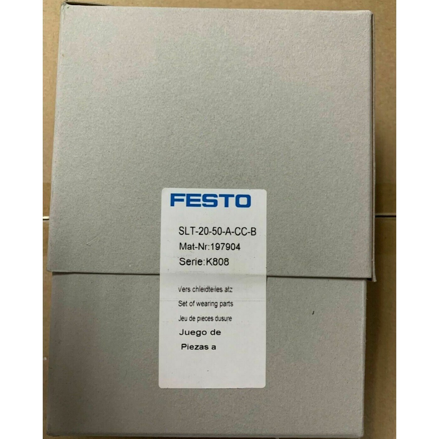 Festo SLT-20-50-A-CC-B 197904 Slide Cylinder New One Expedited Shipping