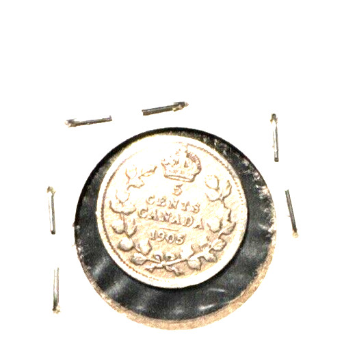 Canada 1905 five cents KM 13 VF