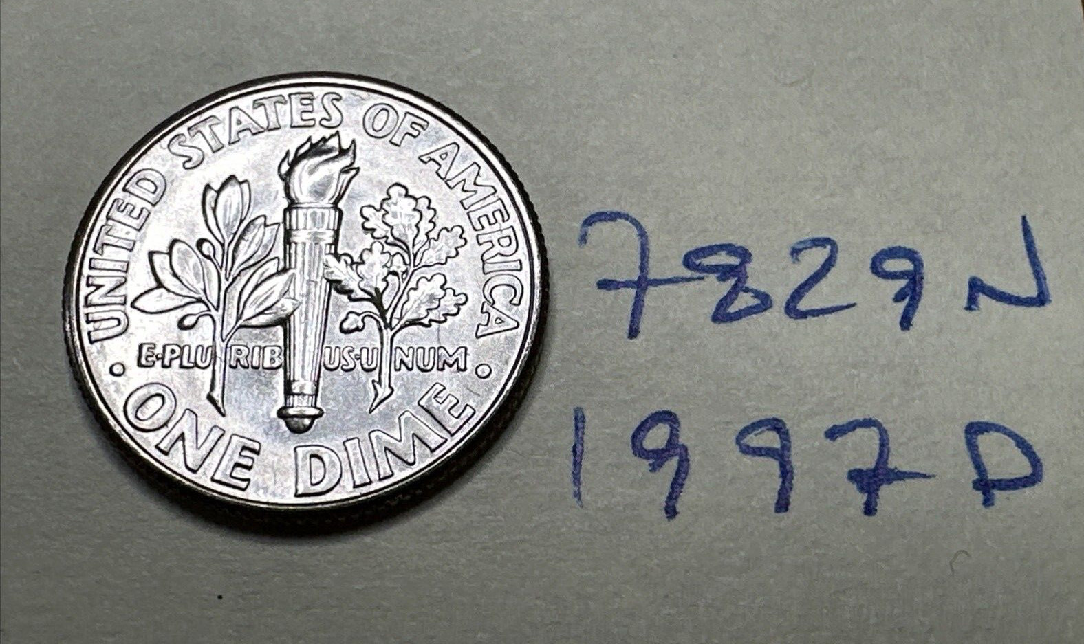 1997 D Roosevelt Dime 10C 7829N