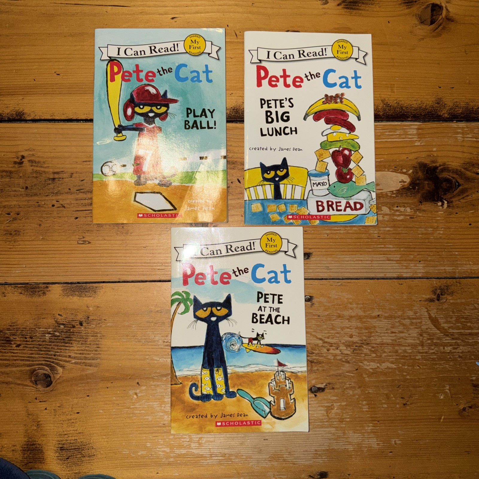Pete The Cat My First Reading Paperback Lot Of 3 Kids Books NEW