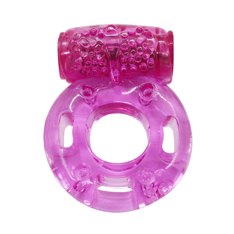 Vibrating Penis Cock Ring Clit Simulator Lover Couple Sex Toys for Men - 3 Pack