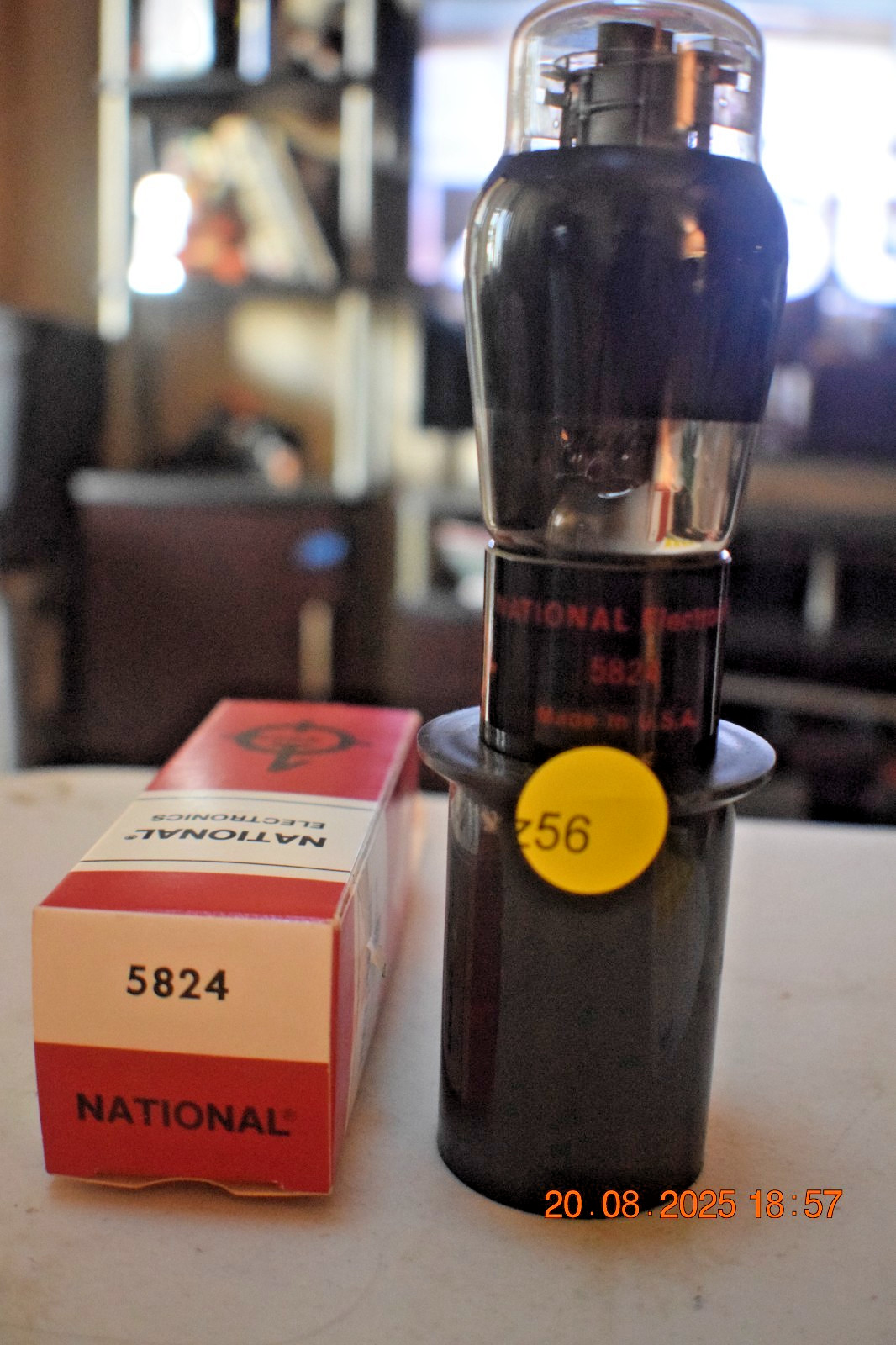Vacuum Tube NATIONAL UNION 5824 - TESTED - FREE USA SHIPPING