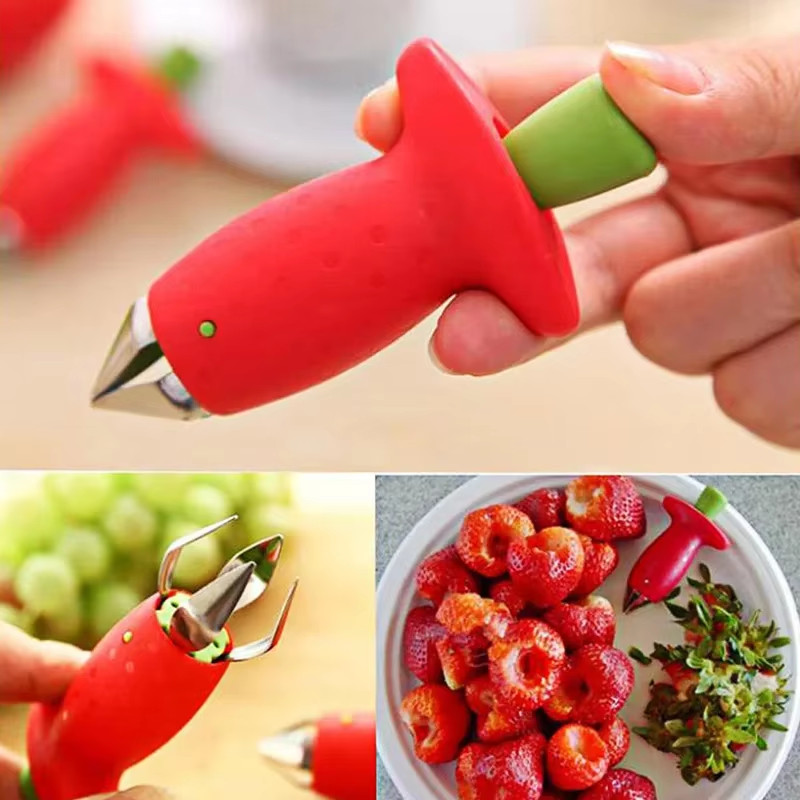Tomato & Strawberry Stem Remover Fruit Corer Pineapple Seed Cutter Kitchen Tool