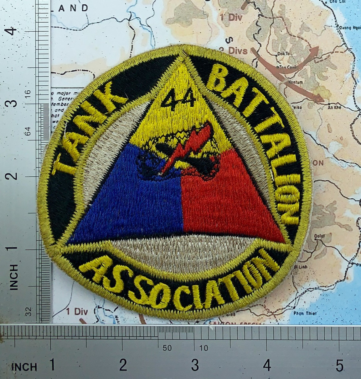 Patch,  44 Tank Battalion Association patch , t12-293