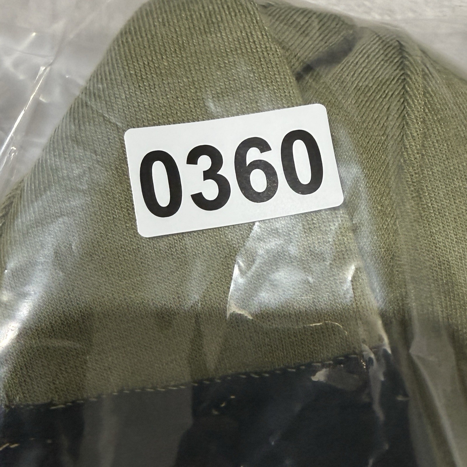 Sport Science Wool Blend Fleece Beanie Hat In Green And Black