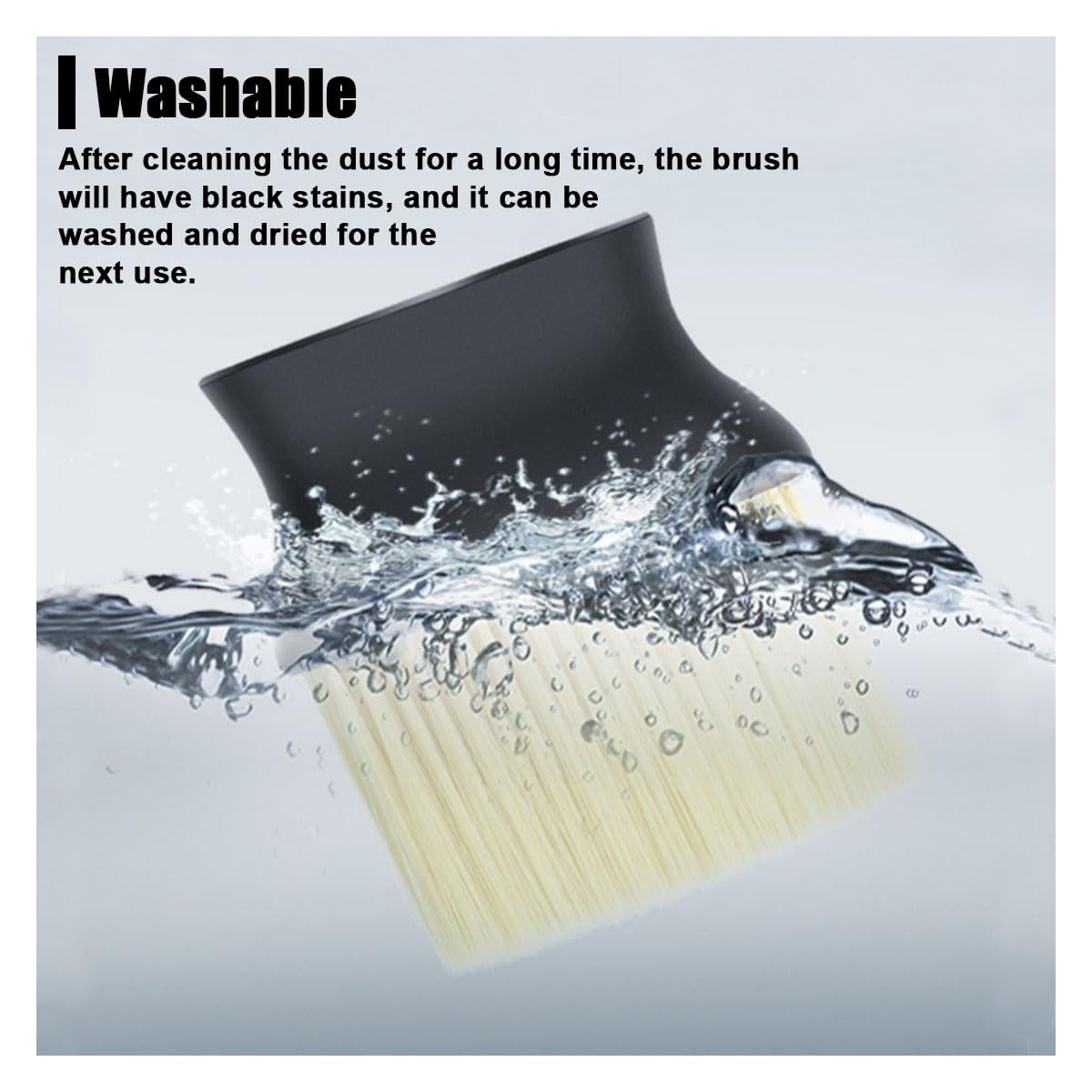 Auto Interior Dust Brush - Soft Bristles Car Duster 1PC, Yellow