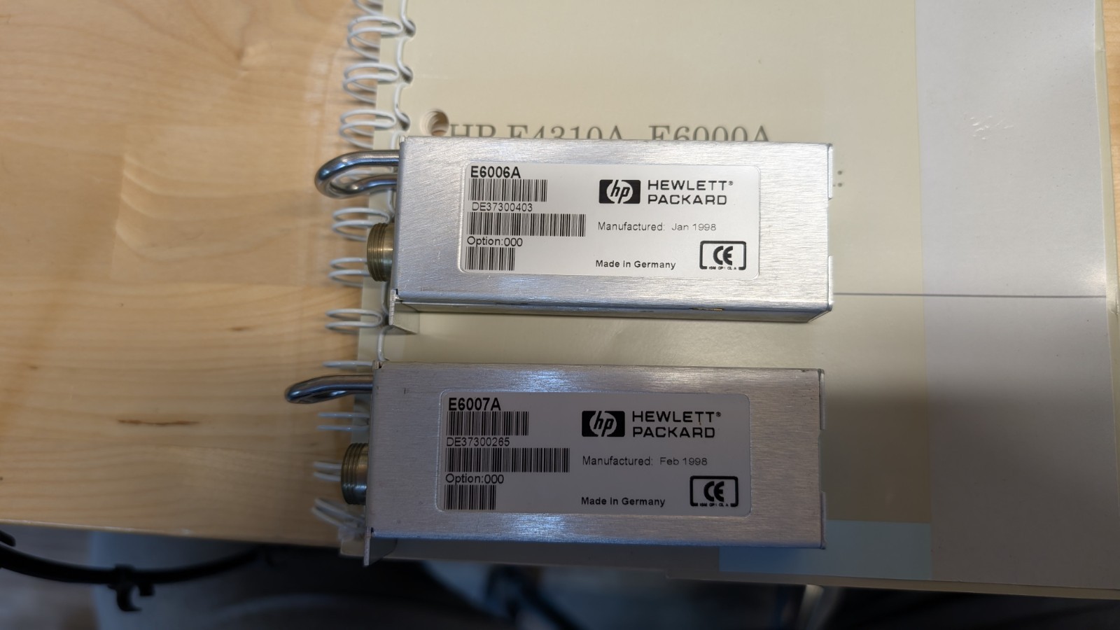 AGILENT E6000A E6000B Quad Laser OTDR Kit, VFL, Powermeter Accessories, Keyboard