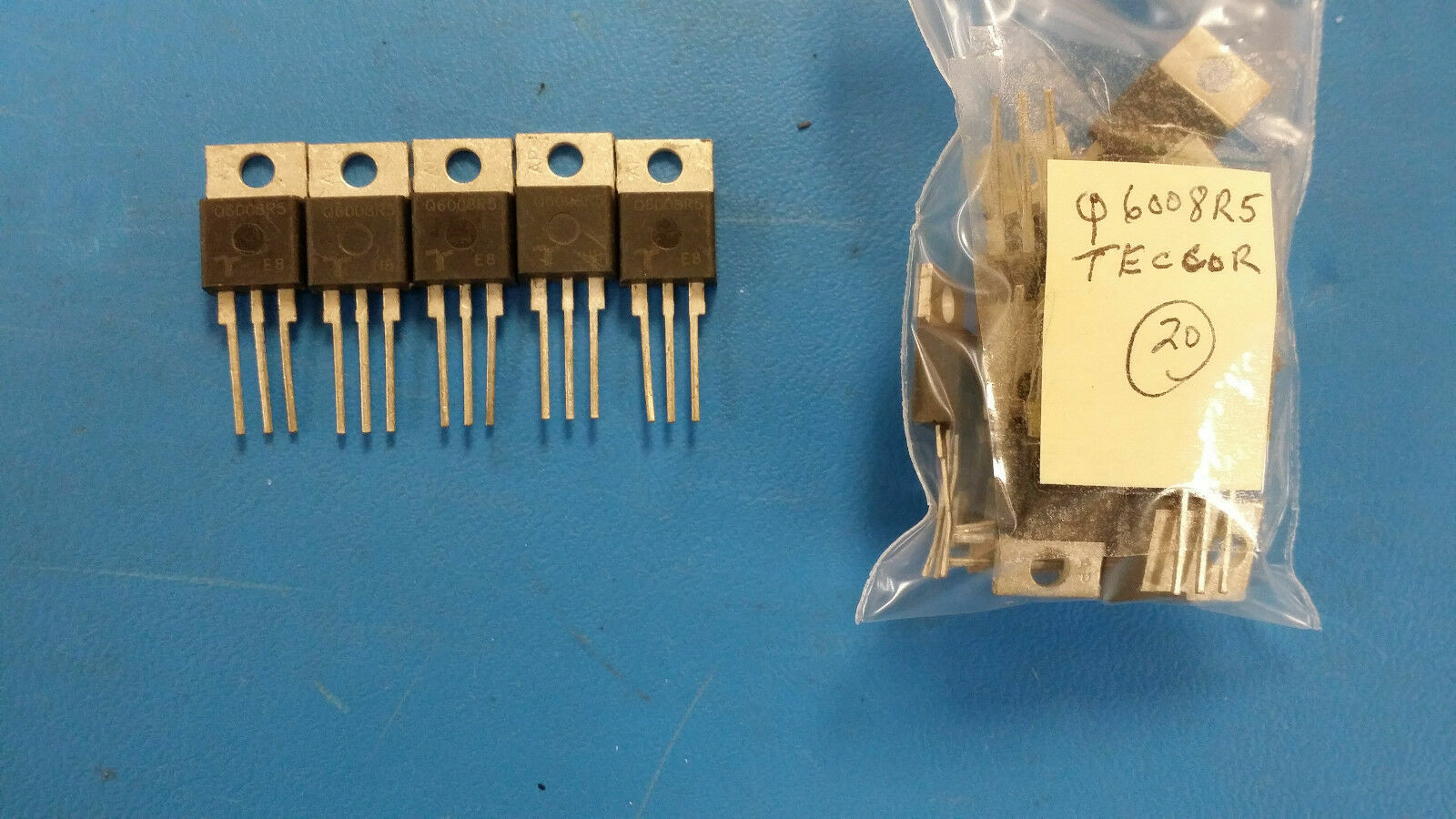 (2 PCS) Q6008R5 TECCOR Thyristor TRIAC 600V 100A 3-Pin TO-220AB Non-Isolated