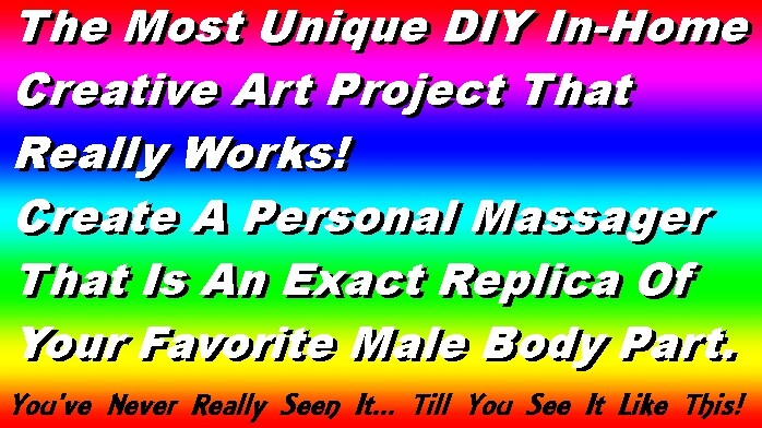 XXL YELLOW Penis Casting Molding Vibrator Maker / SUCTION CUP BASE Copy Kit
