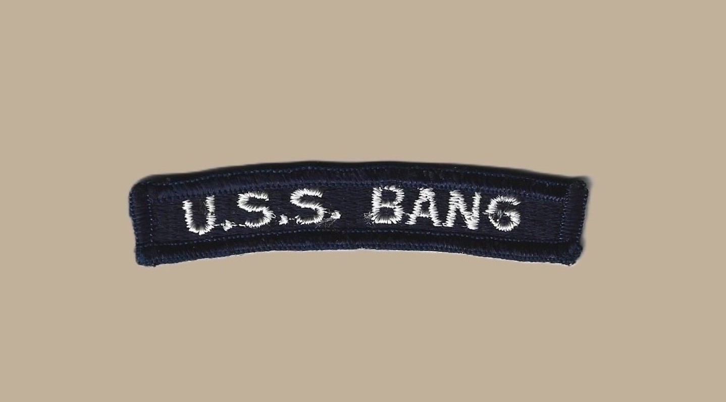 US Navy SS-385 USS Bang Submarine UIM Shoulder Rocker Tab (01)
