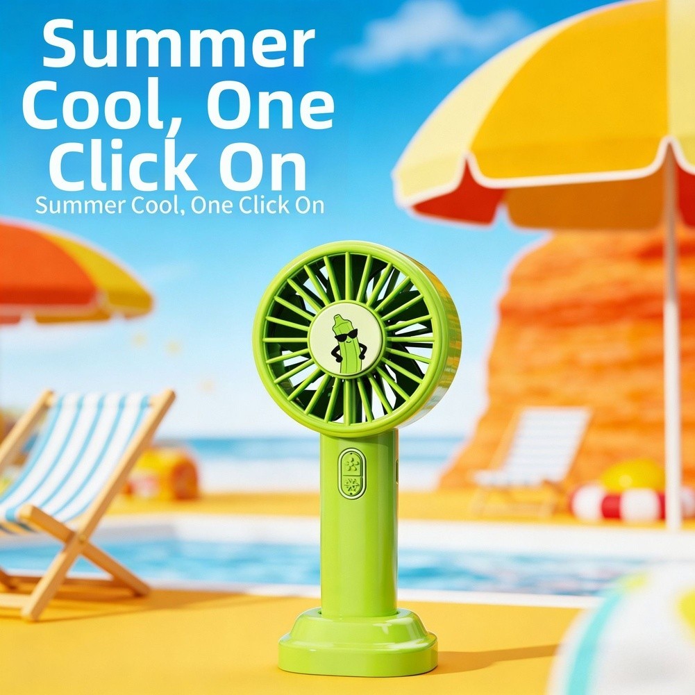 For MINI Portable USB Handheld Fan 3 Levels Quiet 36-45dB Brushless Motor
