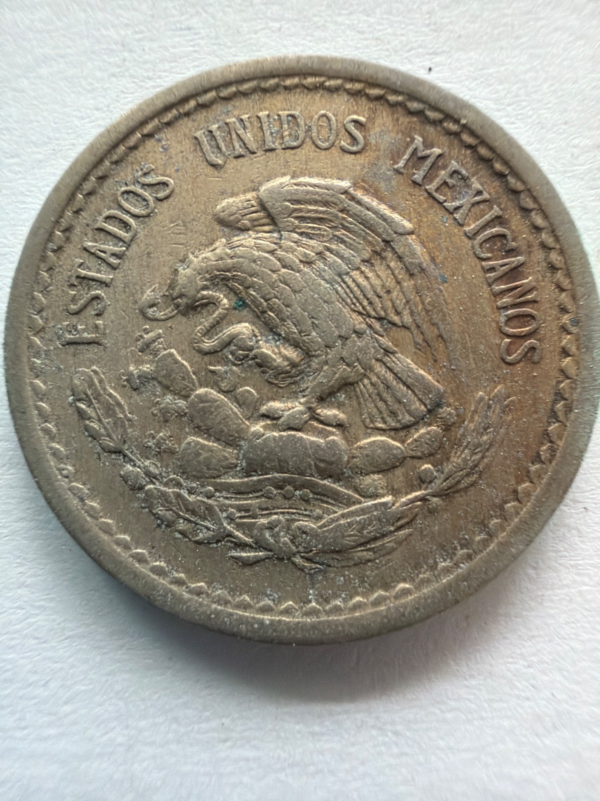 1942 Mexican 5 Centavos coin