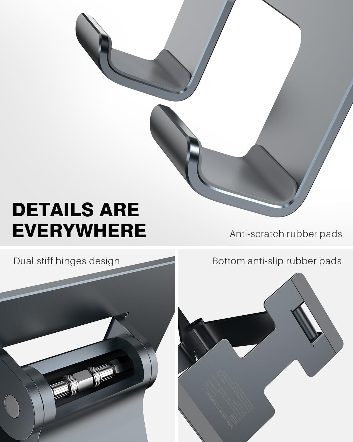 Tablet Stand,Adjustable Tablet Holder for Desk,Foldable for Ipad Stand Dock Hold