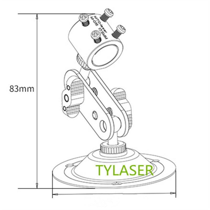 Laser Bracket 360 Degree Adjustment Laser Module Mount Fixed Accessories Holder
