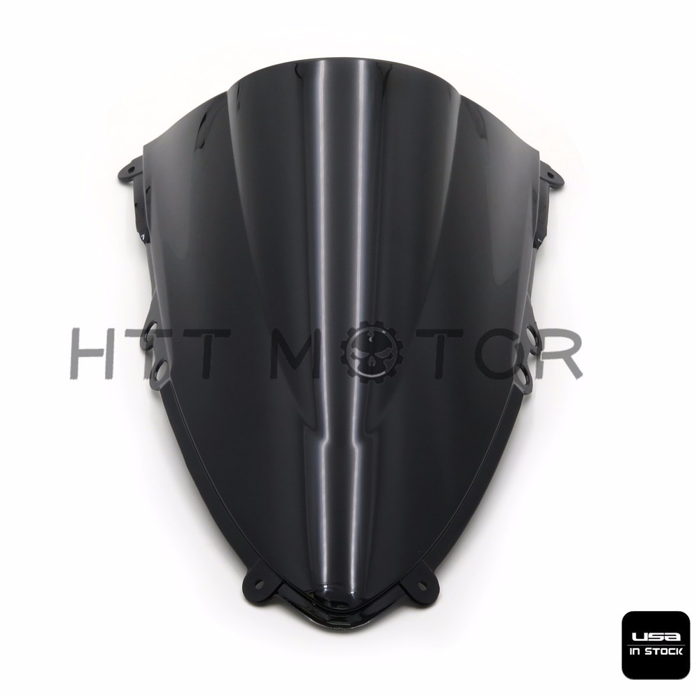 Smoke Black Double Bubble Windscreen Windshield for Ducati 899 1199 Panigale