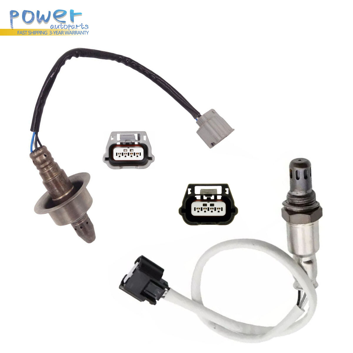 2pcs Oxygen O2 Sensor For Nissan 2011-2014 Juke 1.6L L4 Upstream+Downstream