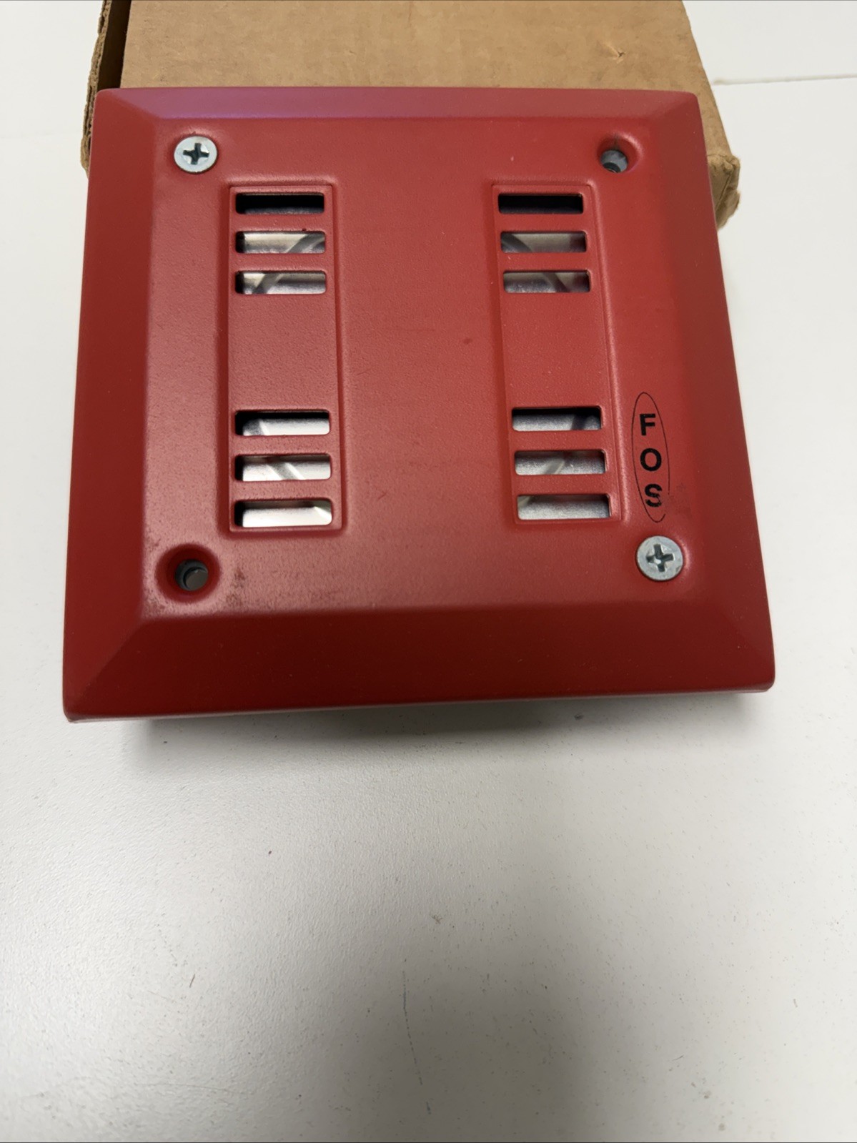 FOS FARADAY 6223  21-30 dc   Red Fire Alarm Horn TOP QUALITY