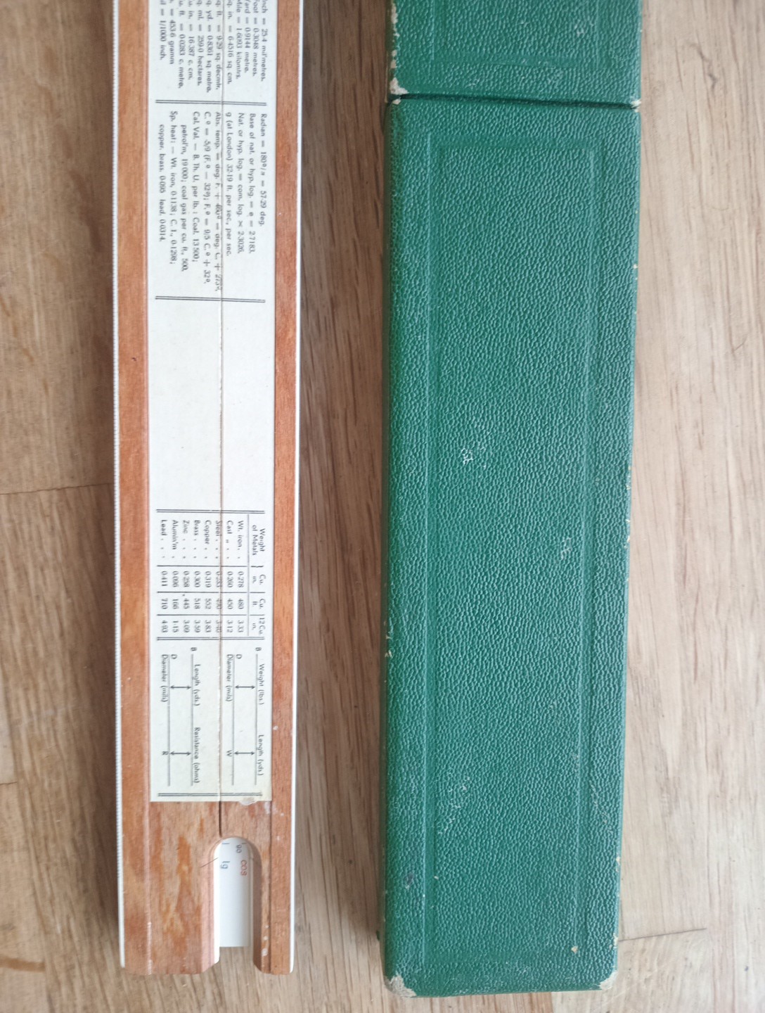 Fab Vintage Faber Castell 1/98 Elektro Slide Rule In Case Made In Germany