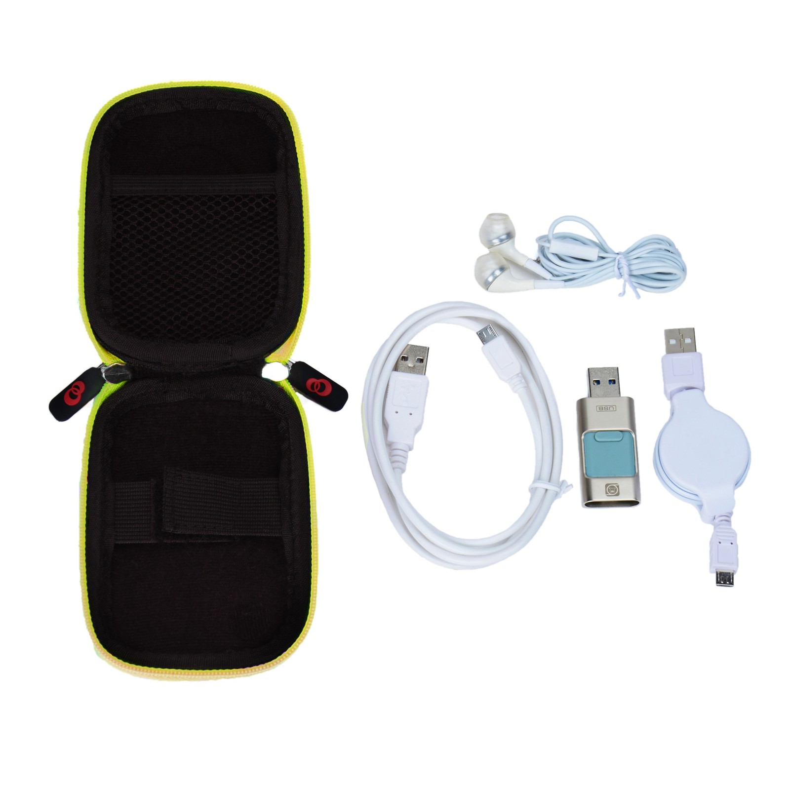 Padded Mini Gadget Carry Case Hard Shell Protection for Small Electronics