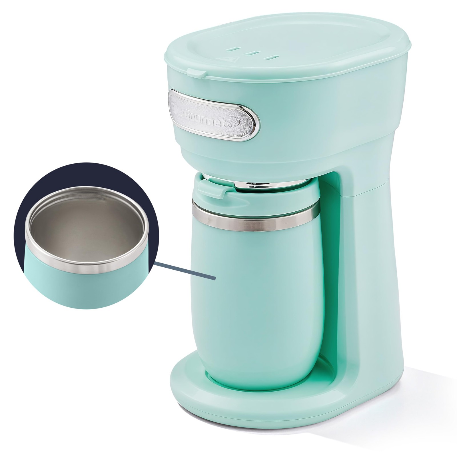 EHC242M Personal Single-Serve Compact Coffee Maker Brewer Includes 12oz. Dual...