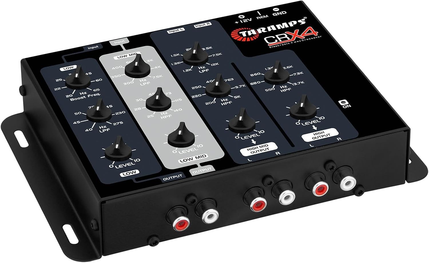Crx4 Electronic 4 Way Crossover Rca Channels 8 Volts Rms Car Audio Processor