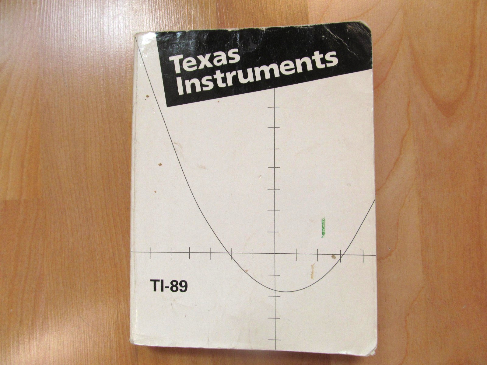 1998 Texas Instruments TI-89 User's Manual Guidebook