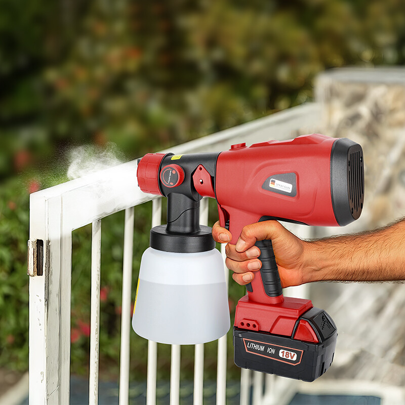 Paint Sprayer for Milwaukee M18 18V Battery 200W Cordless Paint Sprayer for Home