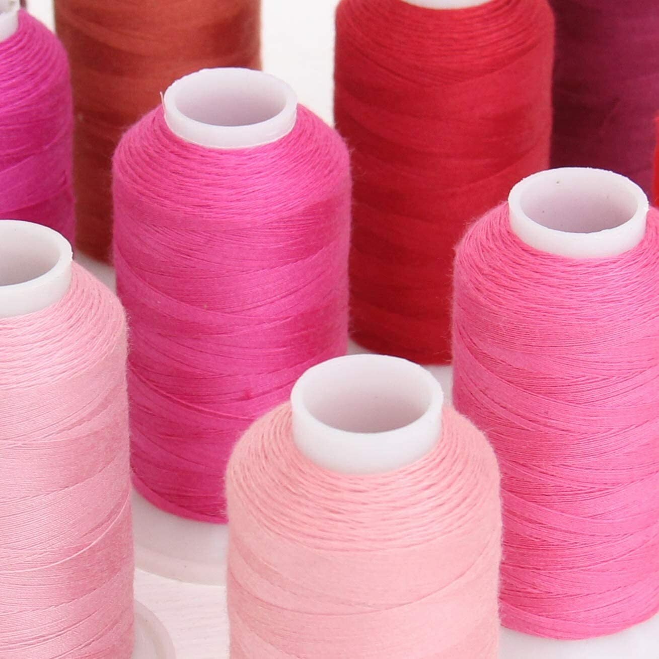 THREADART ALL PURPOSE POLYESTER SEWING THREAD - 86 COLORS - 600M SPOOLS 50/3