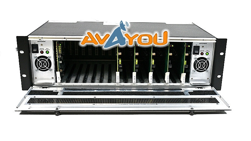 Evertz 400FR Frame + 400FC + 5x 400ADA-AUD Analog Audio Distribution Amplifier