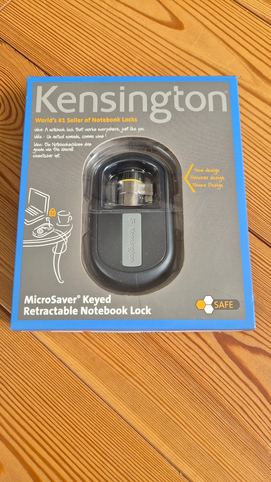 BNIB: Kensington MicroSaver Notebook Lock Lock K64538EU Cable Lock