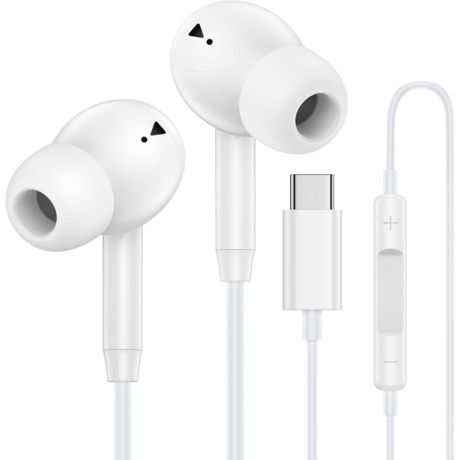 USB C Wired Earbuds Ear Buds for Iphone 16 Pro Max 16E 16 plus 16Pro 15 Pro Max