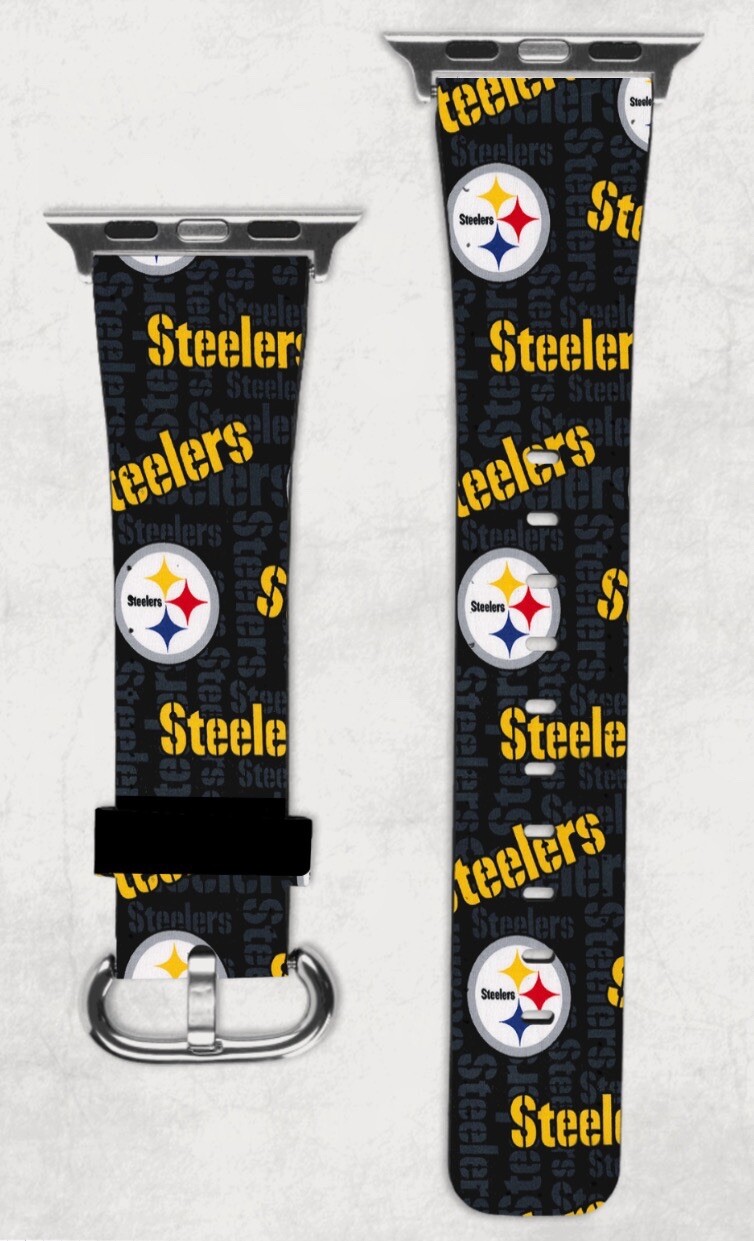 Pittsburgh Steelers Apple Watch Band NEW 38/40/41 & 42/44/45 NFL Football