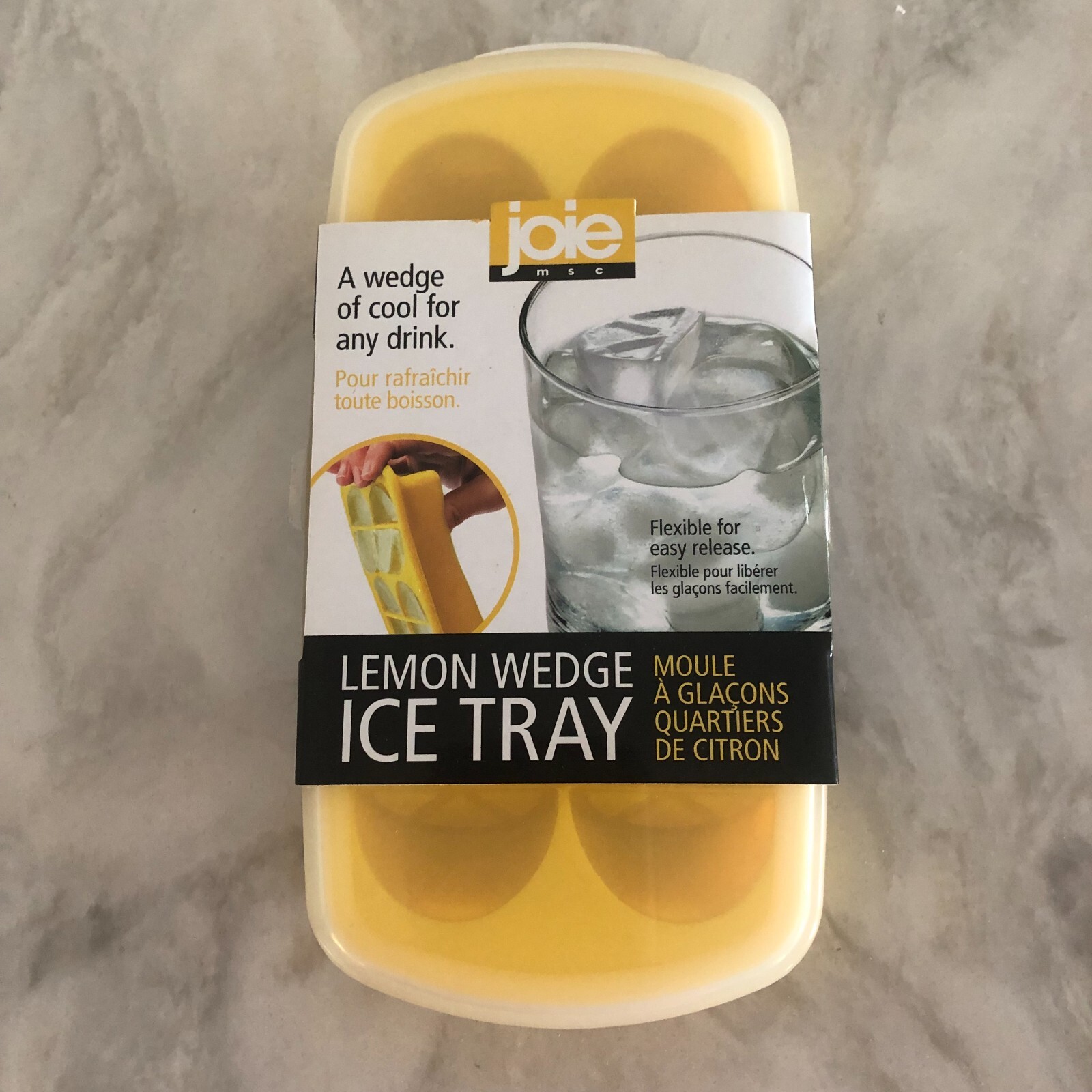 Joie Silicone Mold Lemon Wedge Ice Maker Tray - NEW - READ DESCRIPTION BELOW