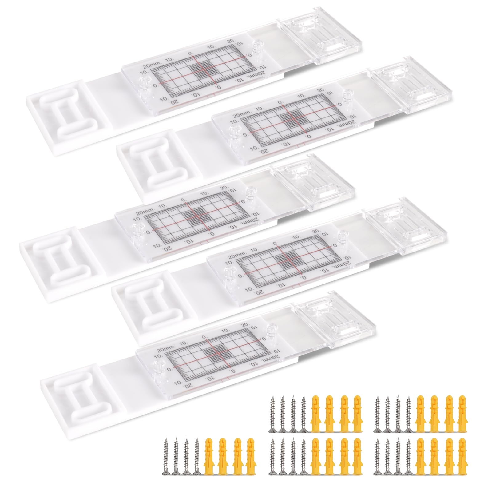 Crack Monitor with 2 Pre-Set Pegs – Precision Monitoring Gauge for...