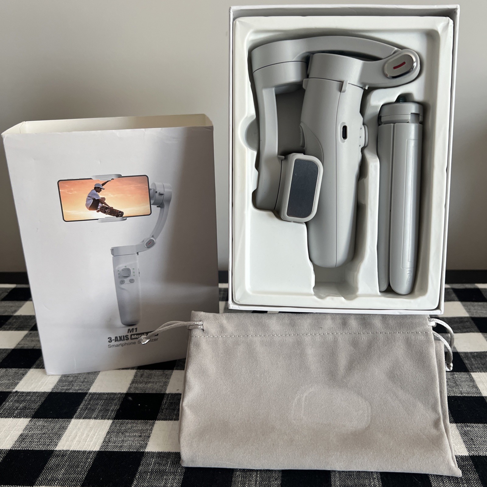 *Merak One *M1 Handheld 3-Axis Smartphone Gimbal Stabilizer *iPhone/Android