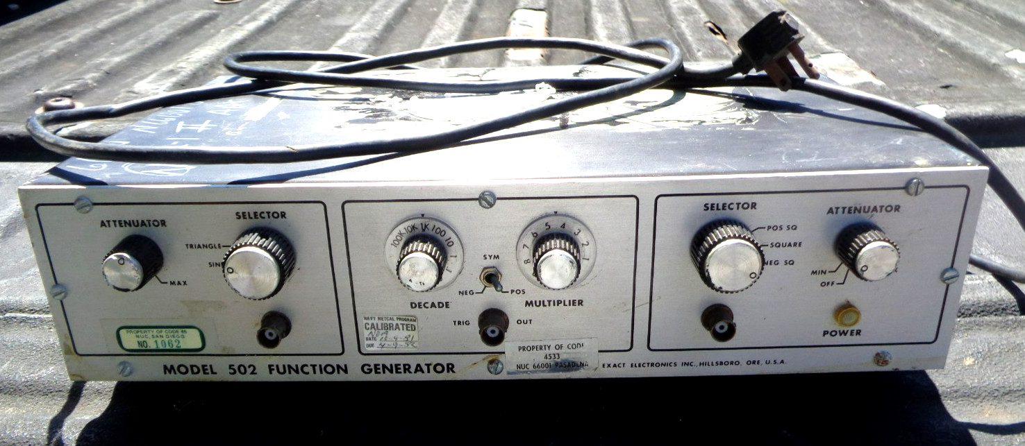 Exact Electronics Model 502 Function Generator