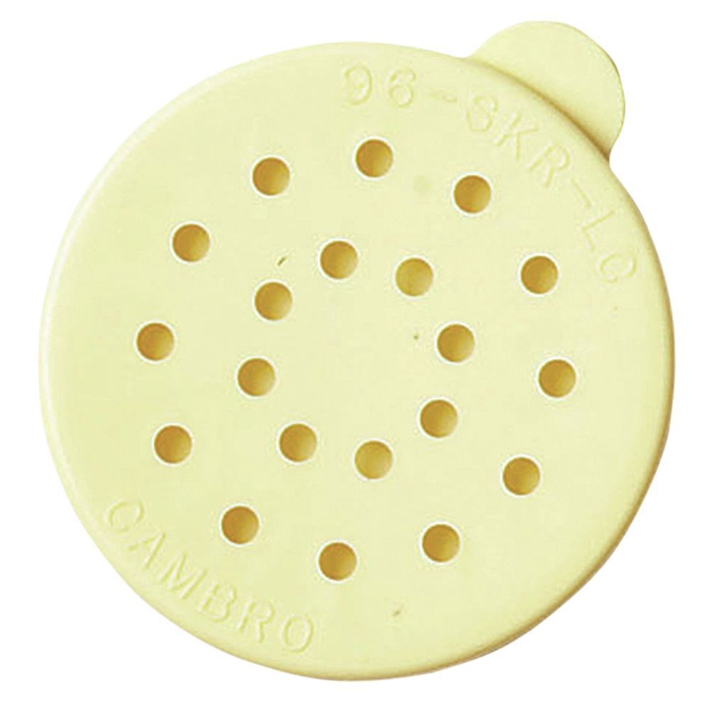 Cambro Manufacturing 96SKRLC405 Camwear Shaker Lid Replacement Cheese Yellow (1