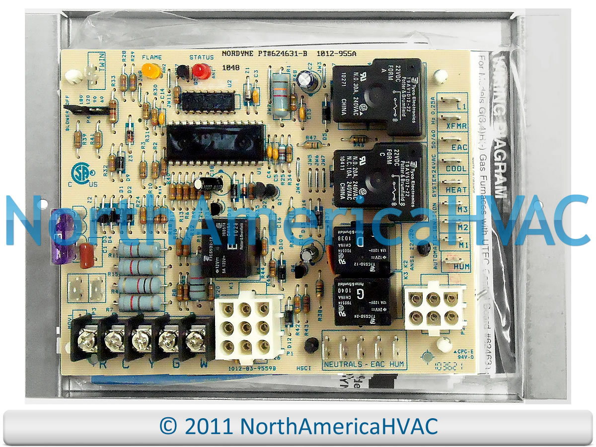 OEM Intertherm Nordyne Miller Control Board Replaces 624628 903106