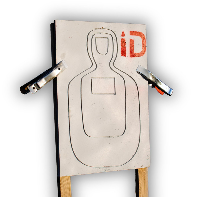 Id Tq-20 Self-Healing Infinity Target - Durable Reusable Rubber Shooting Target