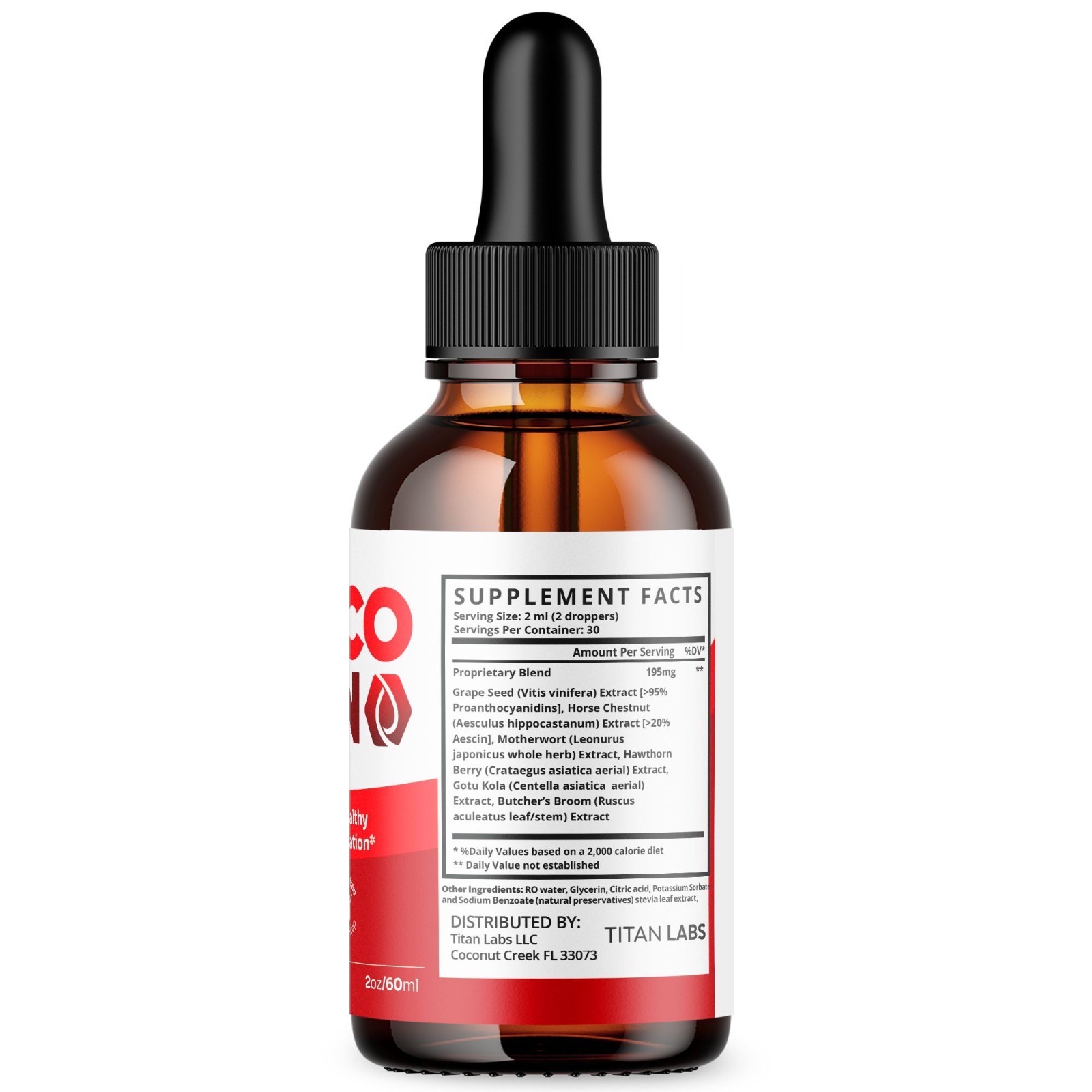 (3 Pack) Glyco Lean Blood Support Drops GlycoLean Vitamin Supplement 90 Servings