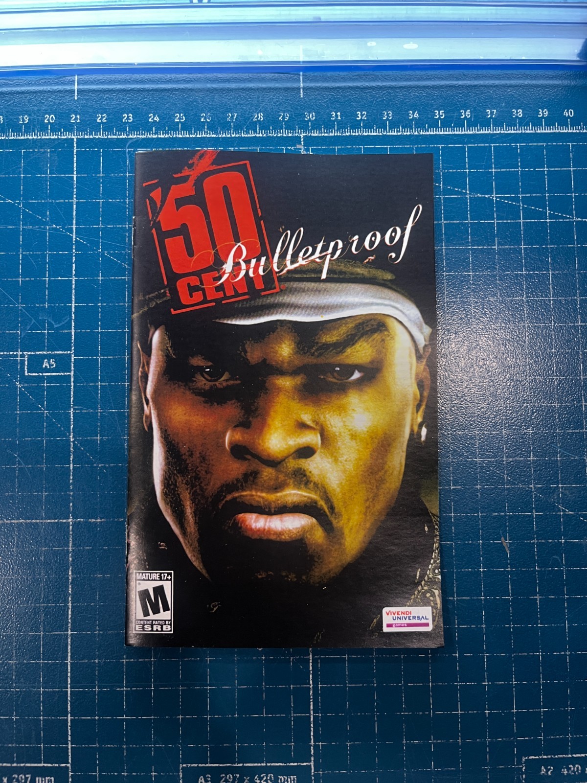 Replacement Manual for 50 Cent Bulletproff - Sony PS2 Instruction Booklet