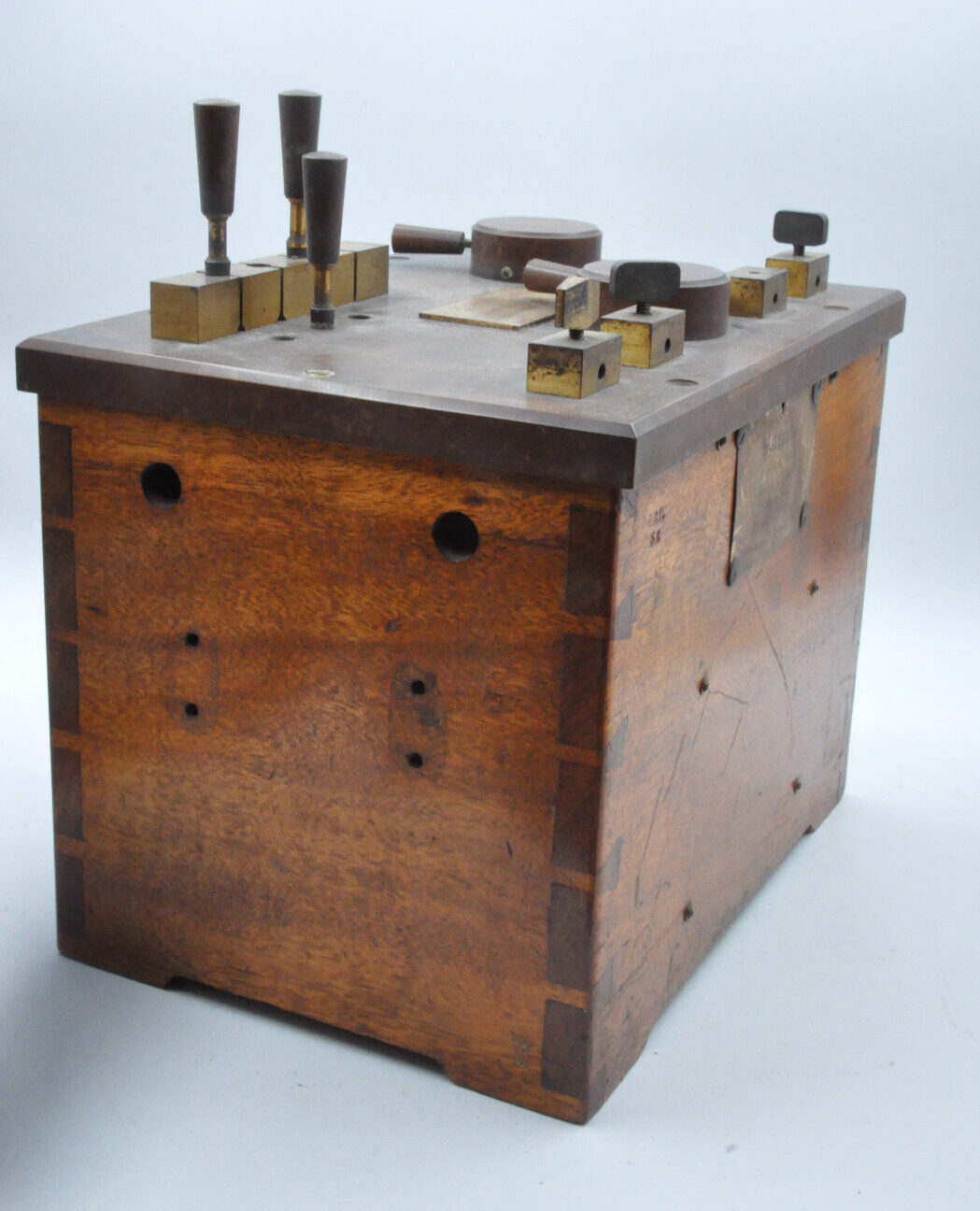 Vintage Electric Measuring Device GANZ ES TARZA BUDAPEST Science Instrument