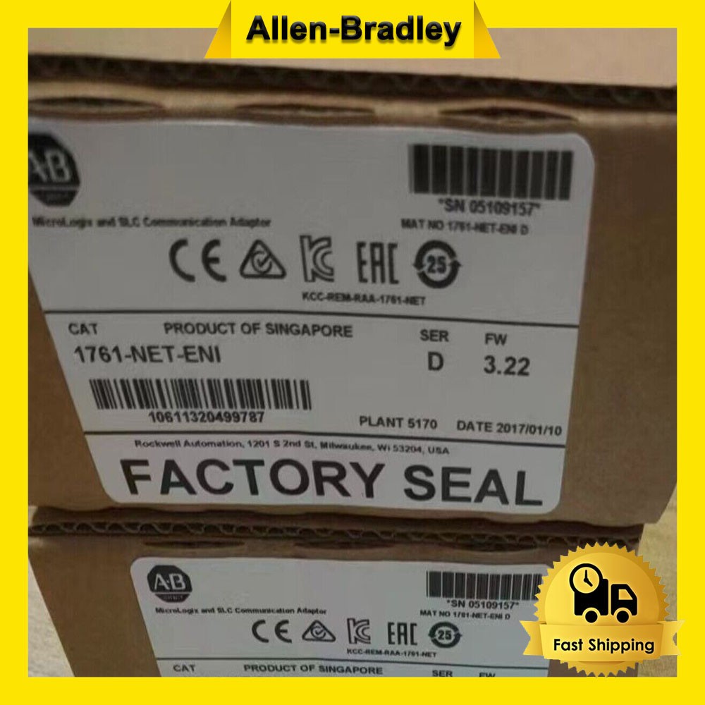 1761-NET-ENI MICROLOGIX AND SLC COMMUNICATION ADA 1761-NET-ENI New IN BOX