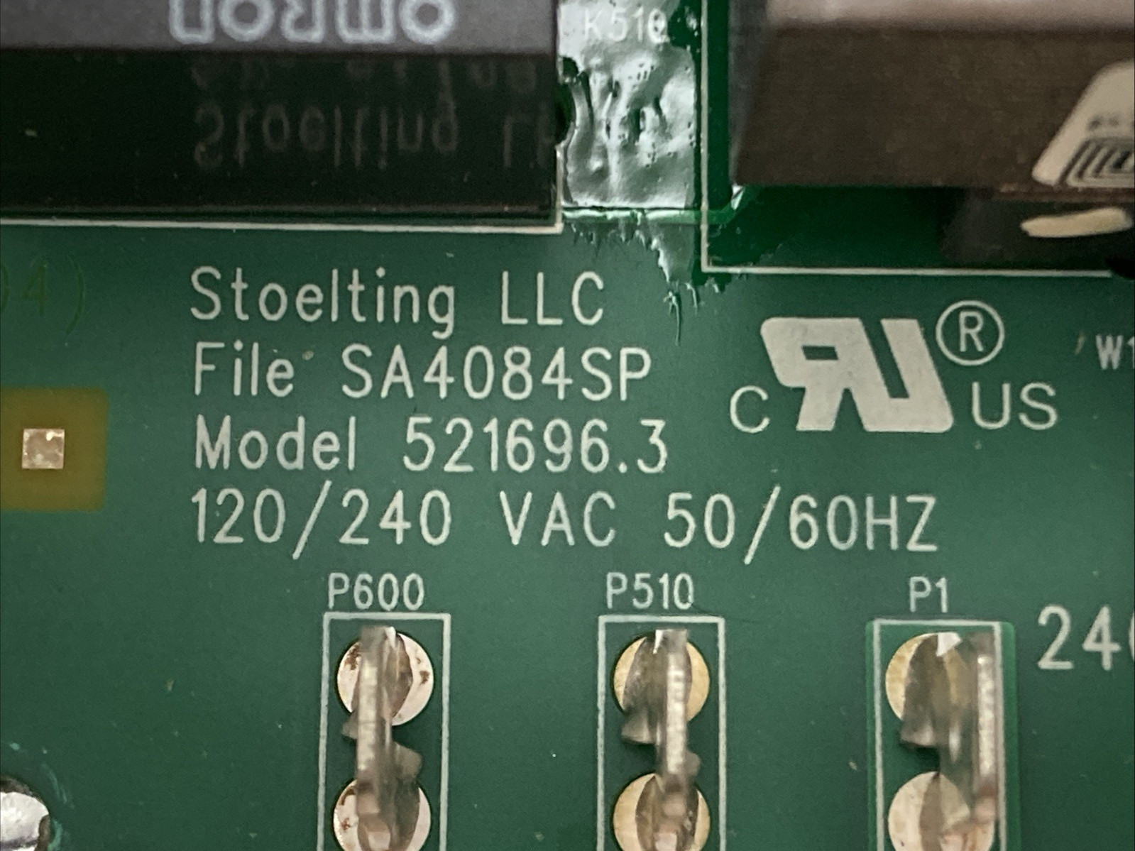 NEW GENUINE STOELTING 521696.3-230 Program Control Board