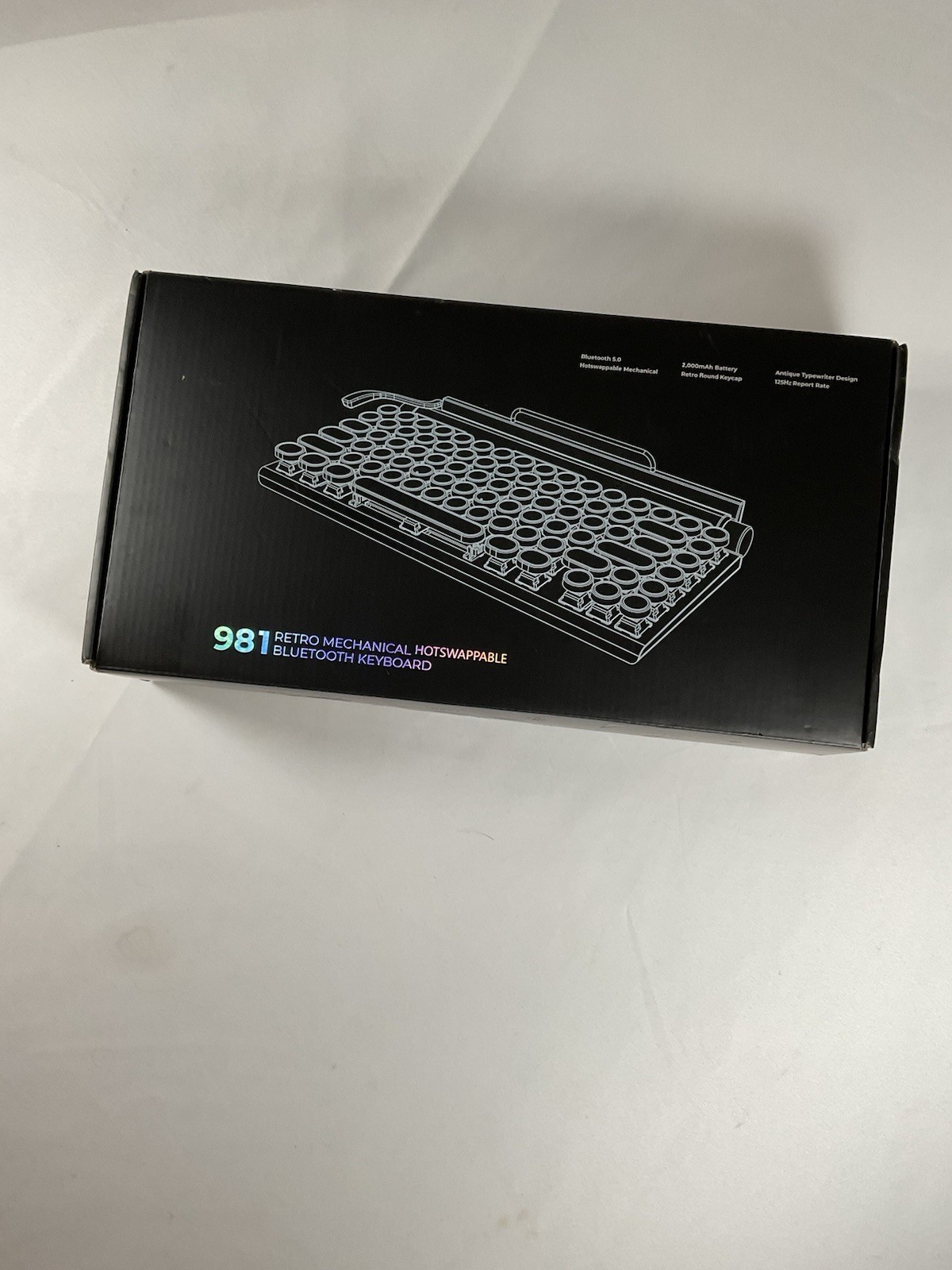 XEANIXIE Retro Typewriter Mechanical Keyboard Bluetooth 5.0 For Multiple Device